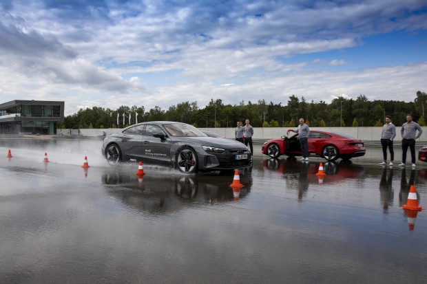 Die Panther testeten Top-Modelle von Audi.
Foto: AUDI AG