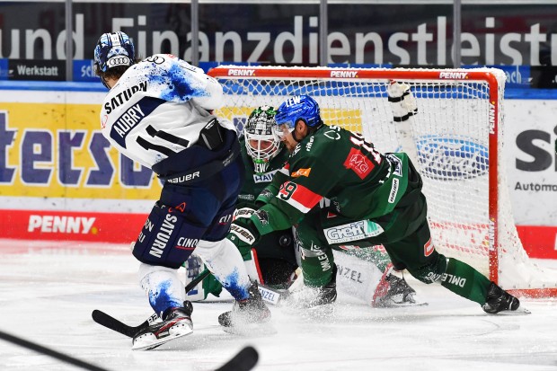 Louis-Marc Aubry un die Panther wollen im Derby ihre Chancen konsequenter nutzen als im ersten Duell.
Foto: DEL-Photosharing