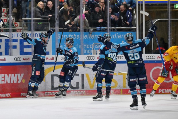 Tye McGinn sorgte mit einem Doppelpack für den Heimsieg.
Foto: Johannes Traub/JT-Presse.de