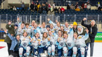 Die ERC-Frauen gewinnen den zweiten Titel innerhalb eines Jahres.
Foto: Marcel Tschamke/Neckarlicht