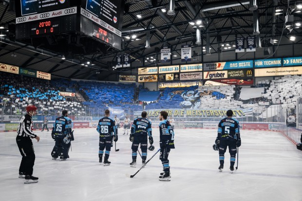 Grandiose Stimmung und fantastische Choreos. Die Fans der Panther geben in den Playoffs alles.
Foto: City-Press