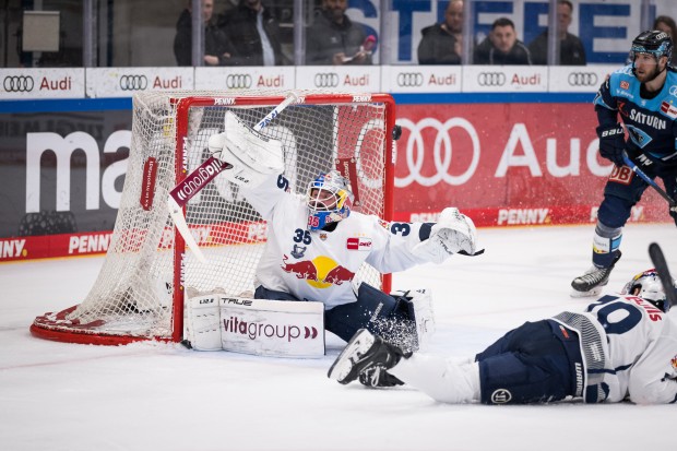 Die Panther konnten Gäste-Goalie Mathias Niederberger nicht überwinden.
Foto: City-Press
