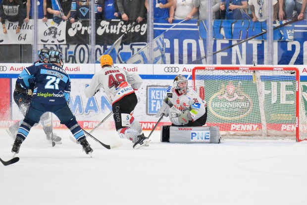 Charles Bertrand stellte mit seinem 2:1 die Weichen auf Sieg.
Foto: Johannes Traub/JT-Presse.de