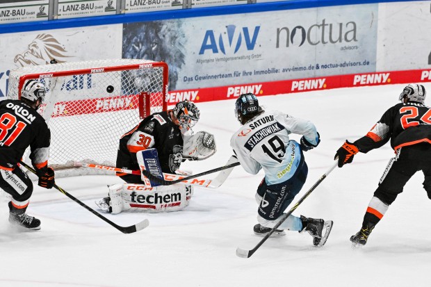 Wojciech Stachowiaks Siegtreffer in der Overtime.
Foto: DEL-Photosharing