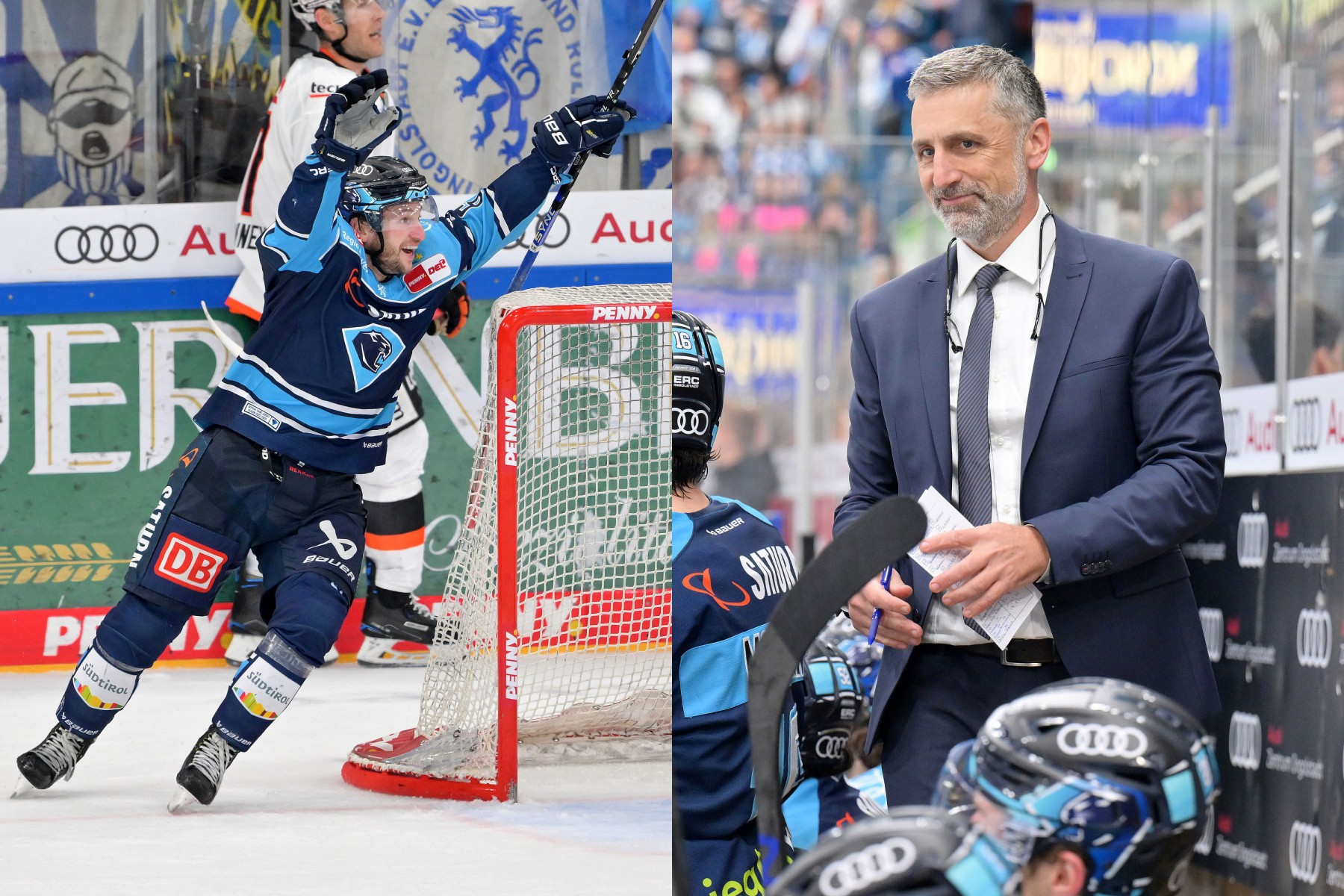 French & Friedrich zu Gast Profis,Fans ERC Ingolstadt