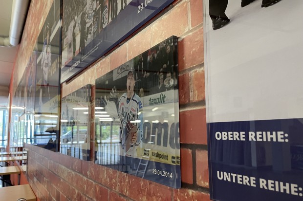 Ab morgen können alle Besucher in der SATURN-Arena die Erweiterung der Wall of Fame sehen.