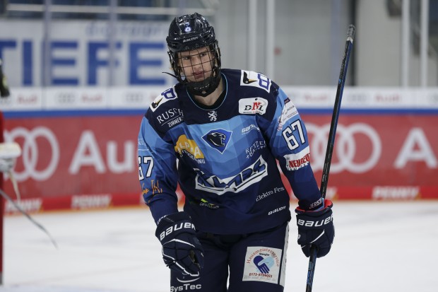 Lukas Ullmann feiert heute sein DEL-Debüt.
Foto: Ralf Lüger