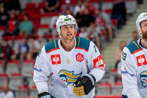 Mit den Belfast Giants nahm Ruopp 2022/23 an der CHL teil.
Foto: Lukas Filipec