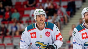 Mit den Belfast Giants nahm Ruopp 2022/23 an der CHL teil.
Foto: Lukas Filipec