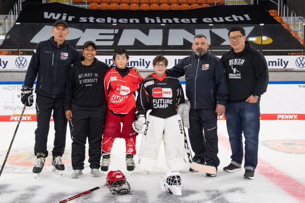 Hockey is Diversity beim DEL Future Camp.
Foto: PENNY DEL