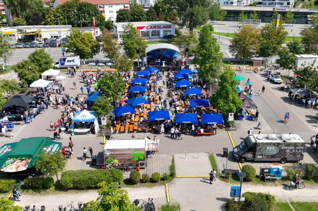 Eventfläche der Saisoneröffnungsfeier.
Foto: Johannes Traub/JT-Presse.de