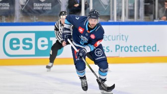 Fokus auf Spiel drei in der Champions Hockey League: Colton Jobke und die Panther.
Foto: Johannes Traub/JT-Presse.de Fokus auf Spiel drei in der Champions Hockey League: Colton Jobke und die Panther.
Foto: Johannes Traub/JT-Presse.de