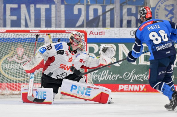 Daniel Pietta verwandelte beim vergangenen Heimspiel gegen Bremerhaven einen Penalty.
Foto: Johannes Traub/JT-Presse.de