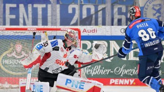 Daniel Pietta verwandelte beim vergangenen Heimspiel gegen Bremerhaven einen Penalty.
Foto: Johannes Traub/JT-Presse.de