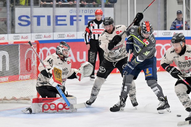 Wojciech Stachowiak und den ERC erwartet eine intensive Serie gegen Köln.
Foto: Johannes Traub/JT-Presse.de