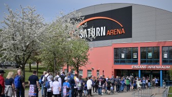 Am Sonntag steigt in der SATURN-Arena das erste Testspiel & die Saisoneröffnungsfeier 
Foto: Johannes Traub/JT-Presse.de