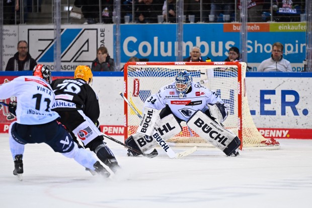 Die Panther unterliegen zum zweiten Mal in der Serie in Overtime.
Foto: DEL-Photosharing