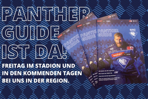 Der neue Panther Guide ist ab morgen beim Heimspiel kostenlos erhältlich.