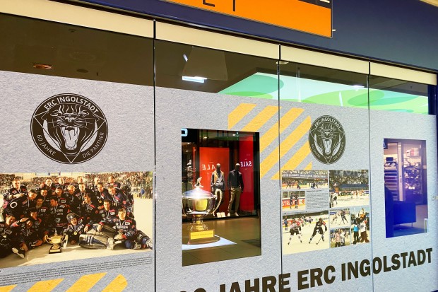 Im Obergeschoss kurz vor der Westpark Plaza ist die Pop-up-Ausstellung zu besichtigen.