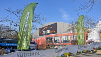 Unser Partner Südtirol präsentiert das Heimspiel am Sonntag.
Foto: Johannes Traub/JT-Presse.de Unser Partner Südtirol präsentiert das Heimspiel am Sonntag.
Foto: Johannes Traub/JT-Presse.de