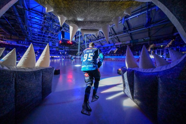 Die Panther laufen am Wochenende gleich zweimal in der SATURN-Arena auf.
Foto: Johannes Traub/JT-Presse.de