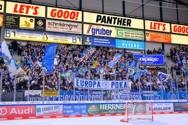 Heute wieder Europapokal in der Saturn-Arena.
Foto: Johannes Traub/JT-Presse.de