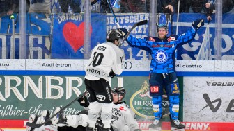 Daniel Pietta geht auch in der kommenden Saison für den ERC auf Torejagd.
Foto: Johannes Traub/JT-Presse.de