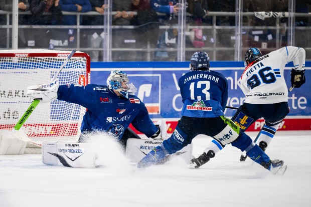 Daniel Pietta erzielte das Siegtor kurz vor Ende des zweiten Drittels.
Foto: City-Press