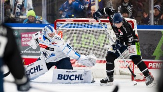 Das 3:3 von Marcel Brandt fiel mitten in der großen Straubinger Druckphase.
Foto: City-Press