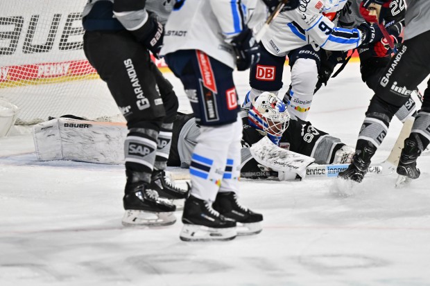 Lies keine weiteren Treffer zu: Adler-Goalie Johan Mattsson.
Foto: Citypress