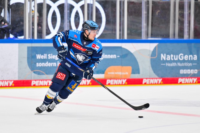 Alex Breton und die Panther treffen auf Schwenningen.
Foto: Johannes Traub/JT-Presse.de