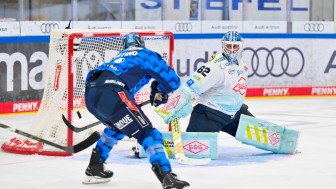 Kenny Agostino traf gegen Dresden doppelt.
Foto: Johannes Traub/JT-Presse.de