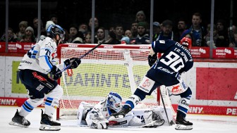 Auch Brett Brochu konnte trotz starker Leistung die Niederlage nicht verhindern.
Foto: DEL-Photosharing Auch Brett Brochu konnte trotz starker Leistung die Niederlage nicht verhindern.
Foto: DEL-Photosharing