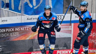 Myles Powell brachte den ERC mit dem zwischenzeitlichen 3:1 endgültig auf die Siegerstraße.
Foto: Johannes Traub/JT-Presse.de