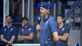 Unter anderem Jonas Stettmer ist zu Gast beim Fan-Stammtisch.
Foto: Johanns traub/JT-Presse.de