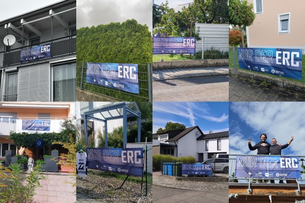 Auch in diesem Jahr habt Ihr de Chance, Euch eins der begehrten ERC-Banner zu sichern.