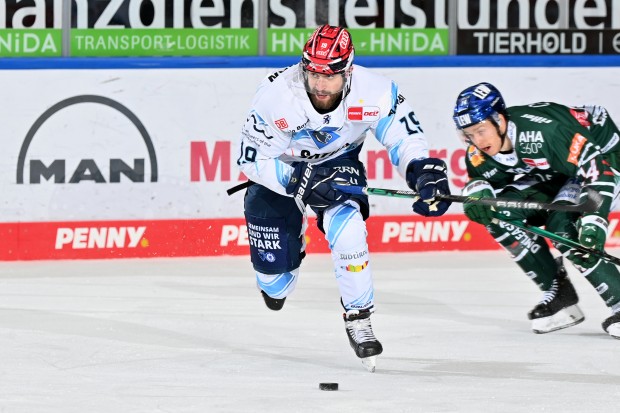 Am Sonntag wollen die Panther um Wojciech Stachowiak die Nase vorne haben.
Foto: DEL-Photosharing