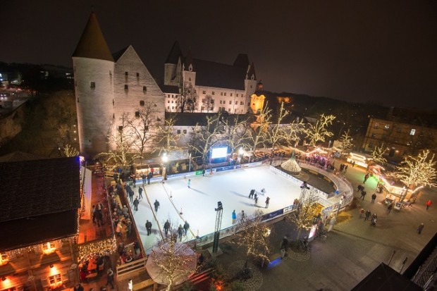 Auch dieses Jahr besuchen die Panther-Profis wieder die weihnachtliche Eisarena am Paradeplatz.