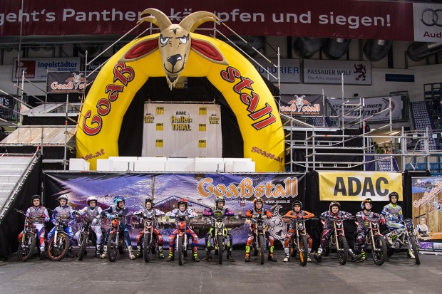 Motocross-Maschinen in der Saturn-Arena. 

Foto: ADAC