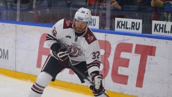 Vom lettischen KHL-CLub Dynamo Riga wechselt Verteidiger Ben Marshall zu den Panthern.
Foto: Imago Images Vom lettischen KHL-CLub Dynamo Riga wechselt Verteidiger Ben Marshall zu den Panthern.
Foto: Imago Images