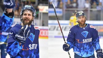 Danke, Steven, Danke Jerry für euren Einsatz im Panther-Trikot.
Fotos: Johannes Traub/JT-Presse.de Danke, Steven, Danke Jerry für euren Einsatz im Panther-Trikot.
Fotos: Johannes Traub/JT-Presse.de