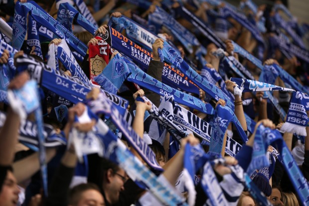 Playoff-Stimmung: Die Panther-Heimspiele sind gefragt. Foto: Stefan Bösl / kbumm.de