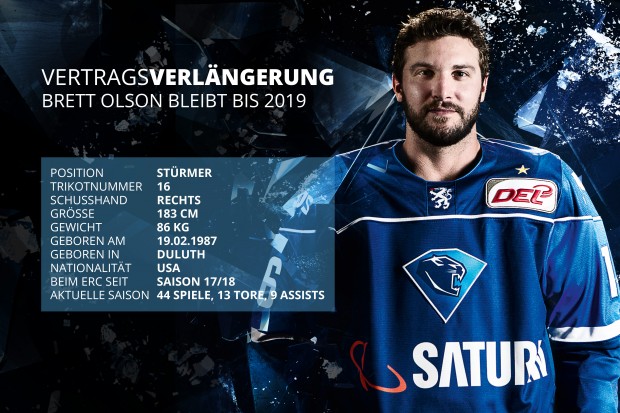 Brett Olson spielt auch in der kommenden Saison für den ERC Ingolstadt. // Foto: Strisch