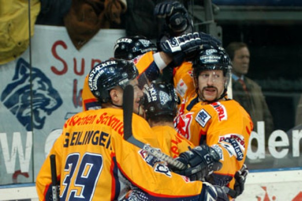 Torjubel der Ice Tigers