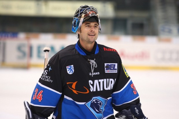 Ian Gordon hielt 35 Schüsse und wurde zum besten Spieler des Abends gewählt. Foto: Stefan Bösl - www.kbumm.de