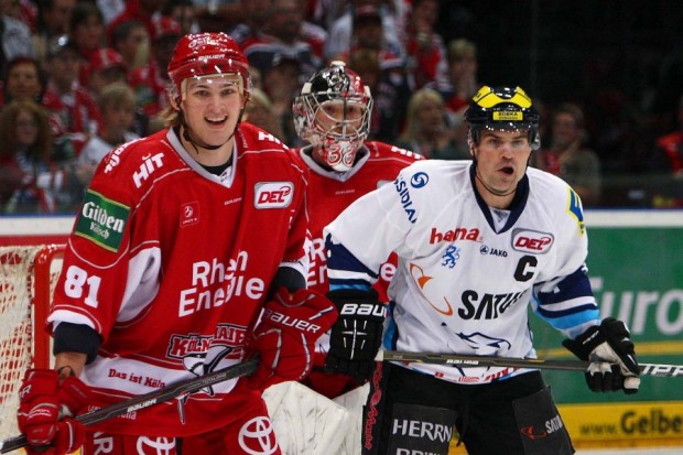 Torsten Ankert und Tyler Bouck vor Danny aus den Birken. Foto: ISPFD