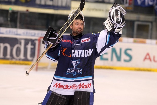Ian Gordon mit entschärfte 24 Schüsse und holte sich den Shut Out. Foto: Stefan Bösl - www.kbumm.de