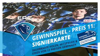 Dauerkartengewinnspiel - Signierkarte Dauerkartengewinnspiel - Signierkarte