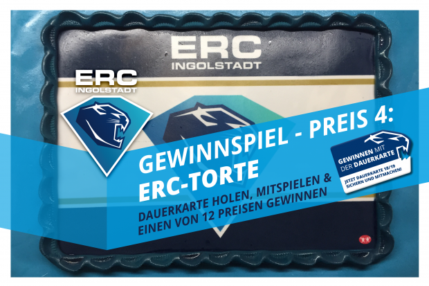 Dauerkartengewinnspiel: Torte im ERC-Design