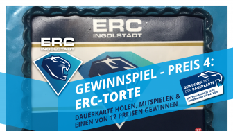 Dauerkartengewinnspiel: Torte im ERC-Design Dauerkartengewinnspiel: Torte im ERC-Design